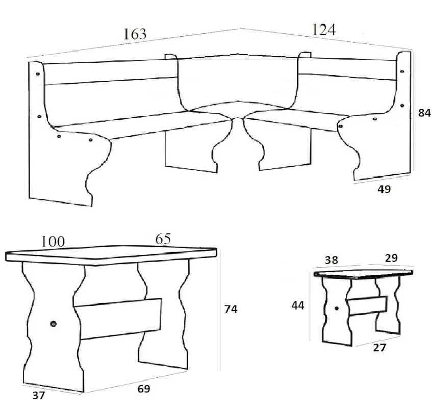 Kitchen dining table set - Image 5