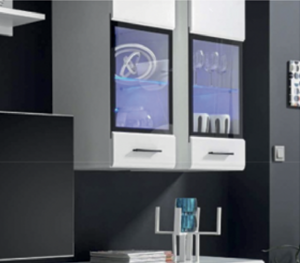 Arctic - Furniture set, wall unit, TV stand with LED. - Image 2